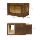 Maxbell Ash Urns Box Woodfor Dog Cat Funeral Cremation Urns with Picture Frame A