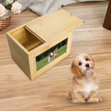 Maxbell Wooden Pet Urns Funeral Cremation Urn Box Storage Organizer Cremation Urn