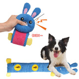 Maxbell Squeaky Dog Toy Puppy Sniff Mat Sniffing Pad Cushion for Indoor Outdoor Blue