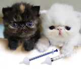 Maxbell 2Pcs Replacement Nipples Bottle Newborn Milk Feeding for Cats Dogs