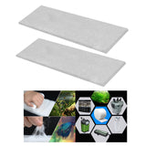 Maxbell 2x Foam Sponge Pad Fish Tank Bio Aquarium Replacement Aquarium Filter Media