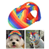 Maxbell Dog Baseball Hat Adjustable Sun Protection Pet Visor Hat Dress Outdoor L