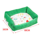 Maxbell Pet Kennel Cats Dogs Bed Rectangle Cushion Warm Cloth Mat Pets Supplies Nest