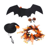 Maxbell Halloween Pet Costume Set for Small Medium Dogs Cats Apparel Party Supplies