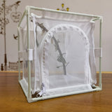 Maxbell Mesh Cage Butterfly Habitat Multi Use Ventilation for Backyard Outdoor Zipper