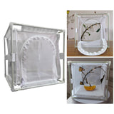 Maxbell Mesh Cage Butterfly Habitat Multi Use Ventilation for Backyard Outdoor Zipper