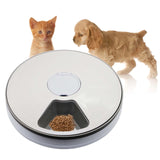 Maxbell Automatic Pet Feeder 6 Meals 6 Grids Timed Cat Feeder Smart Food Dispenser