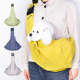 Maxbell Pet Slings Bag Carrying Pocket Dog Carrier Pouch Puppy Guinea Pig Small Yellow
