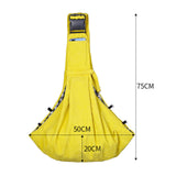 Maxbell Pet Slings Bag Carrying Pocket Dog Carrier Pouch Puppy Guinea Pig Small Yellow