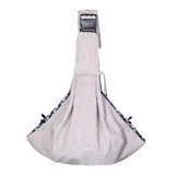 Maxbell Pet Slings Bag Carrying Pocket Dog Carrier Pouch Puppy Guinea Pig Small Light Gray