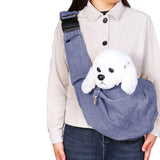 Maxbell Pet Slings Bag Carrying Pocket Dog Carrier Pouch Puppy Guinea Pig Small Dark Gray