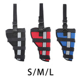 Maxbell Pet Dog Leg Brace Rear Leg Compression Wrap Supplies Support Protector S Black