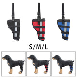 Maxbell Pet Dog Leg Brace Rear Leg Compression Wrap Supplies Support Protector S Black