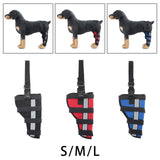 Maxbell Pet Dog Leg Brace Rear Leg Compression Wrap Supplies Support Protector S Black