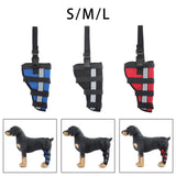 Maxbell Pet Dog Leg Brace Rear Leg Compression Wrap Supplies Support Protector S Black