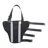 Maxbell Pet Dog Leg Brace Rear Leg Compression Wrap Supplies Support Protector M Black