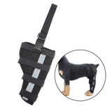 Maxbell Pet Dog Leg Brace Rear Leg Compression Wrap Supplies Support Protector M Black