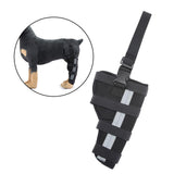 Maxbell Pet Dog Leg Brace Rear Leg Compression Wrap Supplies Support Protector M Black