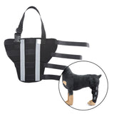 Maxbell Pet Dog Leg Brace Rear Leg Compression Wrap Supplies Support Protector L Black