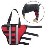 Maxbell Pet Dog Leg Brace Rear Leg Compression Wrap Supplies Support Protector M Red
