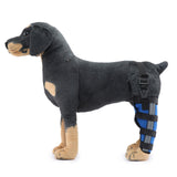 Maxbell Pet Dog Leg Brace Rear Leg Compression Wrap Supplies Support Protector M Blue