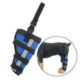 Maxbell Pet Dog Leg Brace Rear Leg Compression Wrap Supplies Support Protector M Blue