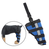 Maxbell Pet Dog Leg Brace Rear Leg Compression Wrap Supplies Support Protector L Blue