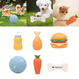 Maxbell Squeaky Dog Chew Toys Durable Training and Cleaning Teeth Tough for Puppy Bottle