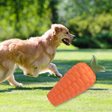 Maxbell Squeaky Dog Chew Toys Durable Training and Cleaning Teeth Tough for Puppy Carrot