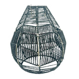 Maxbell Pendant Light Shade Lantern Weave Woven Lampshade for Bedroom Kitchen Hotel Blue