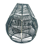 Maxbell Pendant Light Shade Lantern Weave Woven Lampshade for Bedroom Kitchen Hotel Blue