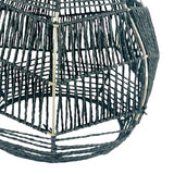 Maxbell Pendant Light Shade Lantern Weave Woven Lampshade for Bedroom Kitchen Hotel Blue