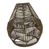 Maxbell Pendant Light Shade Lantern Weave Woven Lampshade for Bedroom Kitchen Hotel Brown