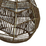 Maxbell Pendant Light Shade Lantern Weave Woven Lampshade for Bedroom Kitchen Hotel Brown