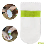Maxbell 20 Pieces Pet Disposable Shoes Paw Protection Cloth Covers Anti Dirty Boots M