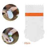 Maxbell 20 Pieces Pet Disposable Shoes Paw Protection Cloth Covers Anti Dirty Boots L