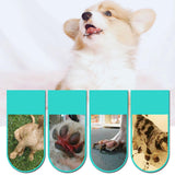 Maxbell 20 Pieces Pet Disposable Shoes Paw Protection Cloth Covers Anti Dirty Boots L