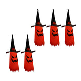 Maxbell 5Pcs Halloween Light Decoration Glowing Pumpkin Lamp for Halloween Decor