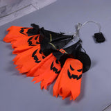 Maxbell 5Pcs Halloween Light Decoration Glowing Pumpkin Lamp for Halloween Decor