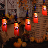 Maxbell 5Pcs Halloween Light Decoration Glowing Pumpkin Lamp for Halloween Decor