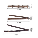 Maxbell 5Pcs Bird Perches Bird Grinding Claws Bird Branches for Cockatiels Parakeets