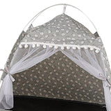 Maxbell Cute Cat tent Soft Cushion Basket Kennel pet for Indoor XL Gray