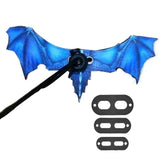 Maxbell 3 Size Leash PU Traction Rope Turtle Gecko for Other Animals Blue