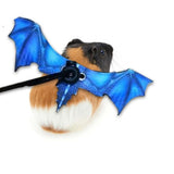 Maxbell 3 Size Leash PU Traction Rope Turtle Gecko for Other Animals Blue