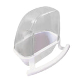 Maxbell Bird Cage Feeder Parrot Feeding Station Water Bowl Parakeets with Perch White