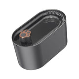 Maxbell Automatic Cat Water Fountain Water Dispenser Silent Waterer USB Indoor 3L Black No Night Light