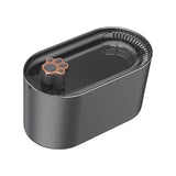 Maxbell Automatic Cat Water Fountain Water Dispenser Silent Waterer USB Indoor 3L Black Night Light