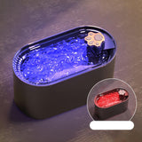 Maxbell Automatic Cat Water Fountain Water Dispenser Silent Waterer USB Indoor 3L Black Night Light