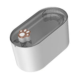 Maxbell Automatic Cat Water Fountain Water Dispenser Silent Waterer USB Indoor 3L White Night Light