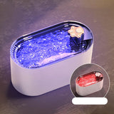 Maxbell Automatic Cat Water Fountain Water Dispenser Silent Waterer USB Indoor 3L White Night Light